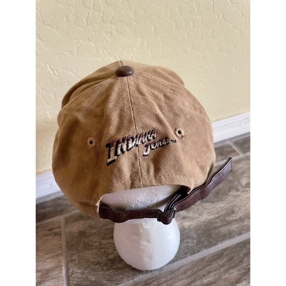 Vintage 90s Indiana Jones Adventure Wear Canvas Suede Leather Movie Disney - Picture 5 of 6